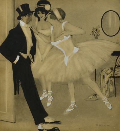 Bailarinas y Dandi - Opisso Sala, Ricard