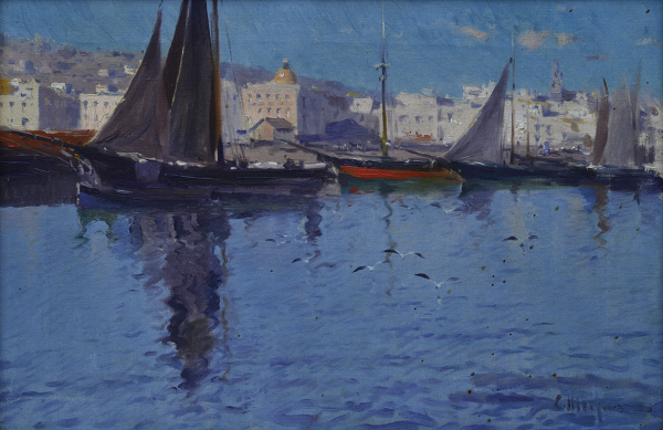 eliseo-meifren-roig_veleros-en-el-puerto