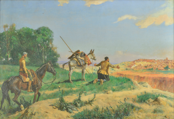 jose-moreno-carbonero_don-quijote-y-sancho-panza